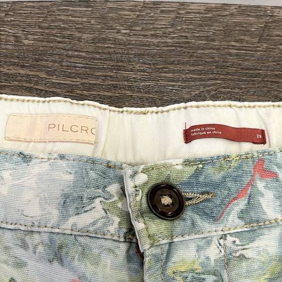 Pilcro THE ROAMER Lilly Pad Pond Cropped Pants Size 29/8 - Picture 3 of 10